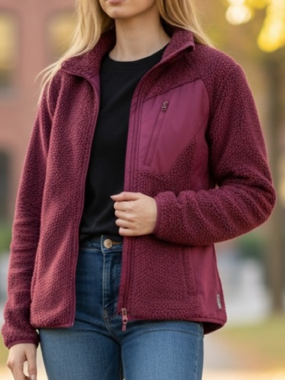 Columbia Women's Berry Plush Full-Zip Teddy Jacket